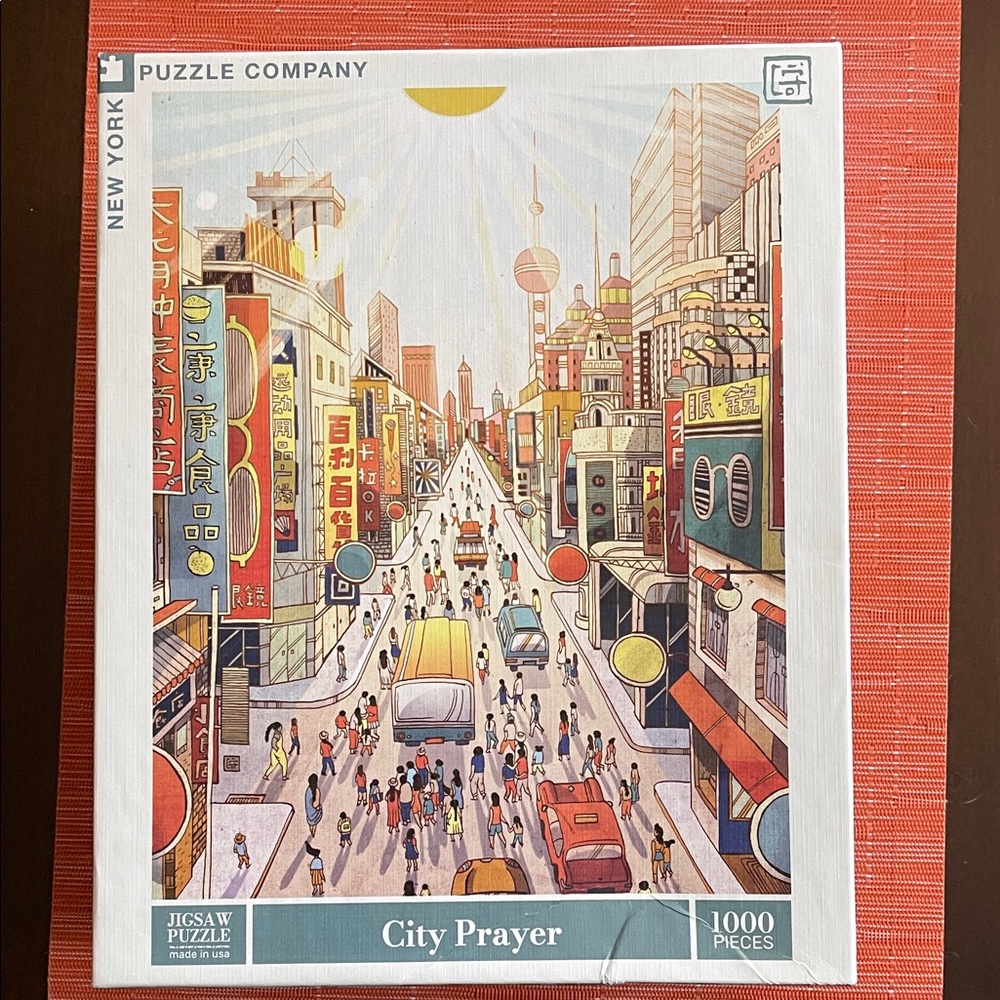 New York Puzzle Company City Prayer Jigsaw Puzzle